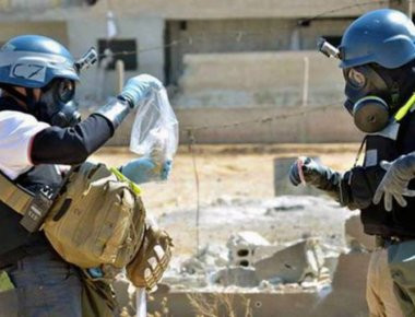 Ομάδα εμπειρογνωμόνων του ΟΑΧΟ στο πλαίσιο της έρευνας για τη χημική επίθεση στη Συρία